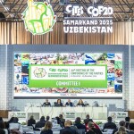 The main stage at COP20 in Samarkand, Uzbekistan