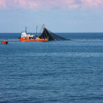 A fishing vessel in the Black Sea