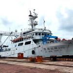 A Qingdao Ocean Fishery Co. squid-fishing vessel