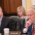 Representative Christopher Smith (R-New Jersey) and Senator Dan Sullivan (R-Alaska) at a CECC hearing
