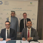 Saudi Fisheries Company and Aqua Bridge signing the MoU back in January