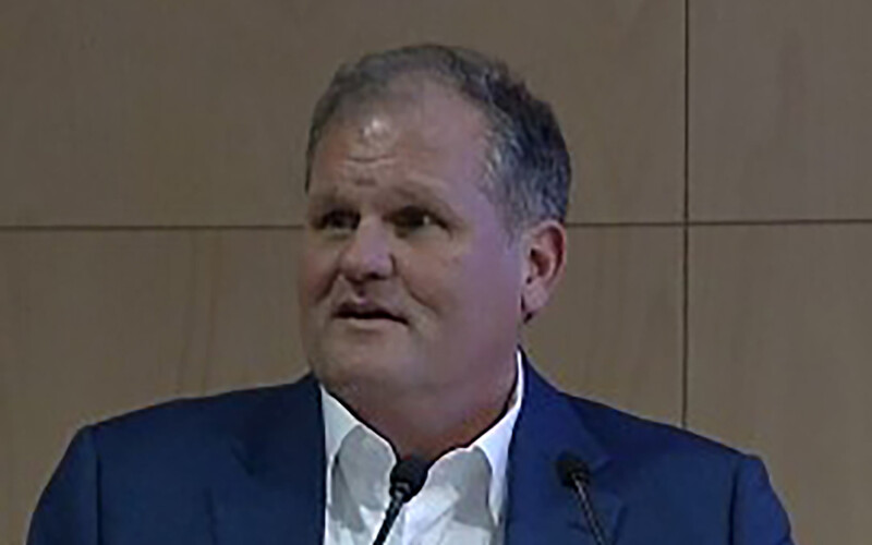 GAPP CEO Craig Morris speaking during a 2025 SEG presentation