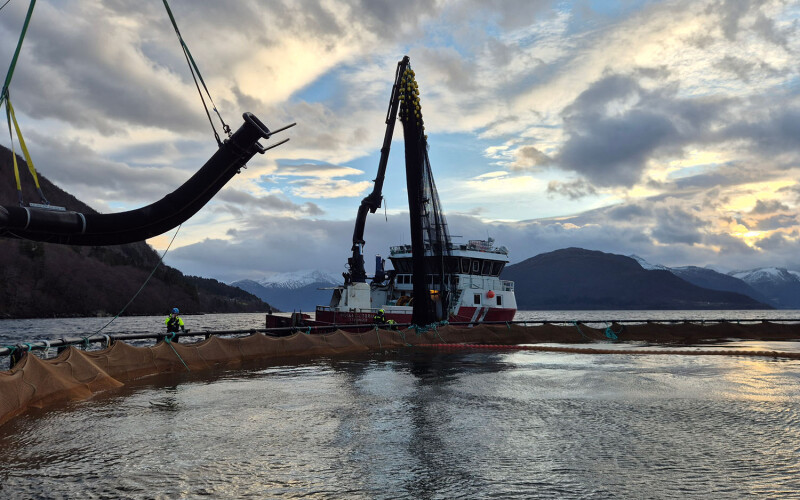 Ode's "deep farming" site in Alida, Norway