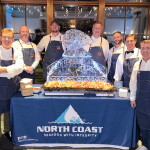 North Coast Seafoods oyster display at Shuck Cancer