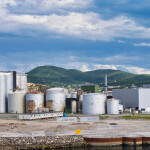 A fishmeal factory in Norway