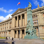 The exterior of the Chilean Supreme Court building