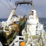 A trawling vessel in Alaska
