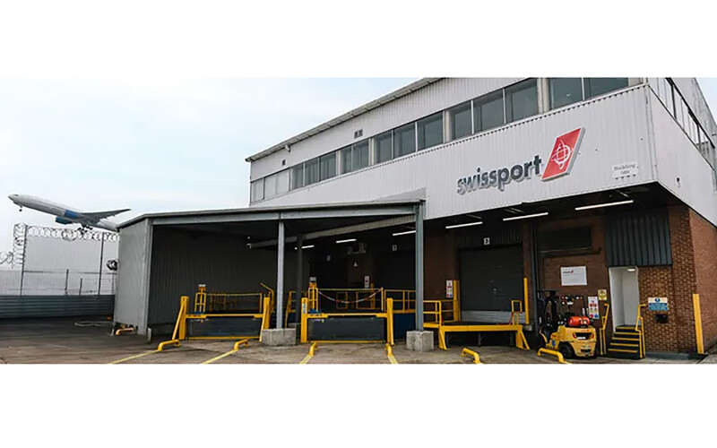 Swissport's new perishables center at Heathrow Airport in London, U.K.
