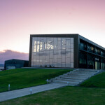 AquaChile's headquarters in Chile at sunset