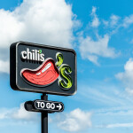 A Chili's sign