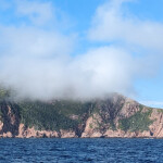 A view of Newfoundland and Labrador's South Coast Fjords from the water