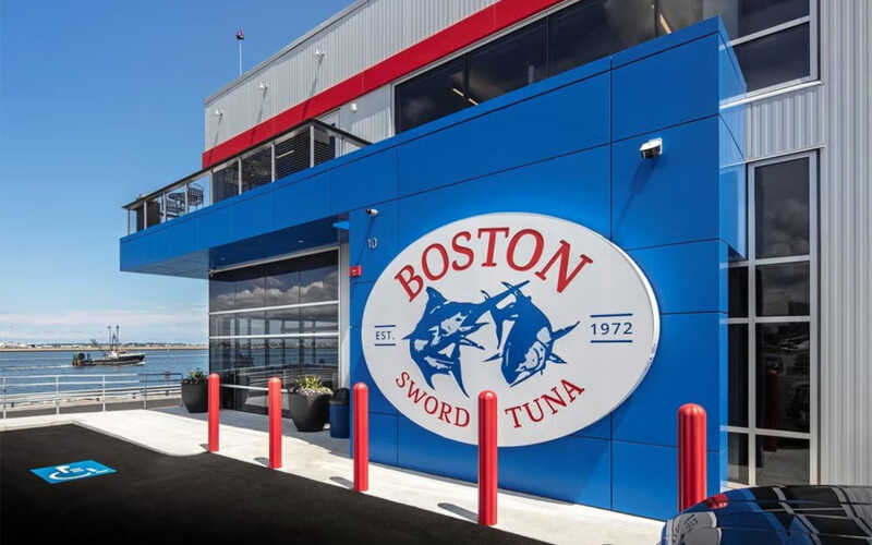 The exterior of Boston Sword and Tuna's headquarters