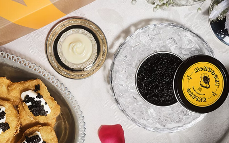 McDonald's caviar promotion