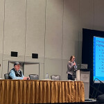 Danielle Blacklock, the director of NOAA's Office of Aquaculture, presenting at the 2026 Aquaculture America conference in Las Vegas, Nevada, U.S.A.
