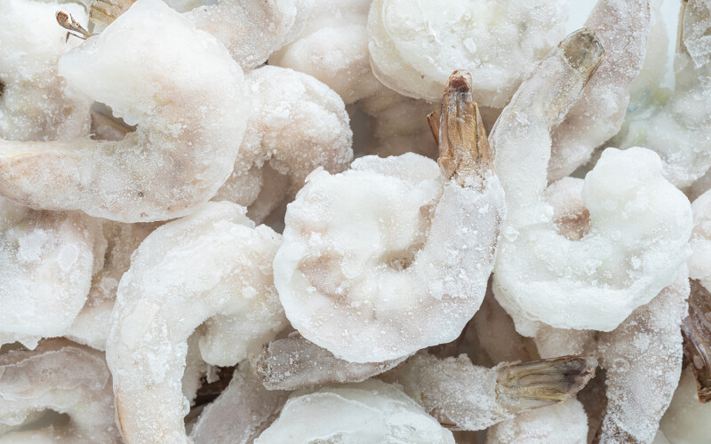 frozen peeled shrimp