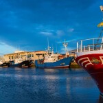 Fishing vessels on the Cantabrian Sea