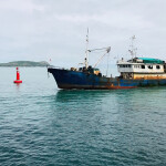A fishing vessel off of Conakry, Guinea