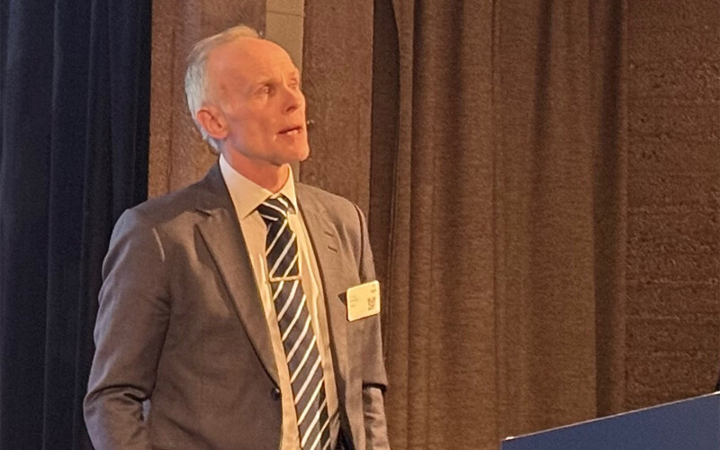 Kontali Analyse AS Senior Analyst Jan Erik Øksenvåg speaking at the North Atlantic Seafood Forum