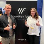 WellFish Tech Business Development and Nutrition Specialist Ivan Tankovski and Business Development Manager for North America Lesley Clark at the 2026 Aquaculture America Conference in Las Vegas, Nevada, U.S.A.