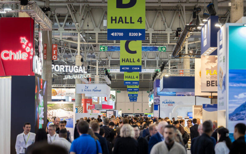 A view of the show floor at Seafood Expo Global in Barcelona