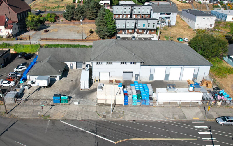 An aerial view of Shinkei Systems' new facility