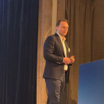 Ode CEO Ola Kvalheim speaking at the North Atlantic Seafood Forum