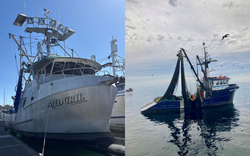 Sun Coast Calamari's two new fishing vessels, the Anduril and the Taylor Brooks