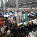 A top-down view of Seafood Expo North America