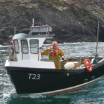An Irish fisherman on a boat