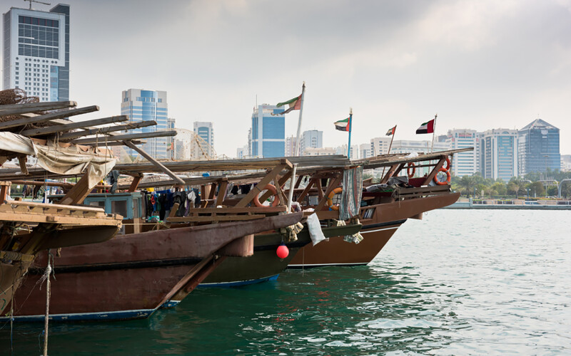Boats in the Persian Gulf
