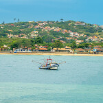A fishing vessel near the coast of Rio de Janeiro, Brazil