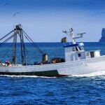 A Spanish fishing vessel