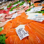Salmon for sale in Venice