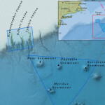 A map of the Northeast Canyons and Seamounts Marine National Monument