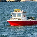 a lobster boat