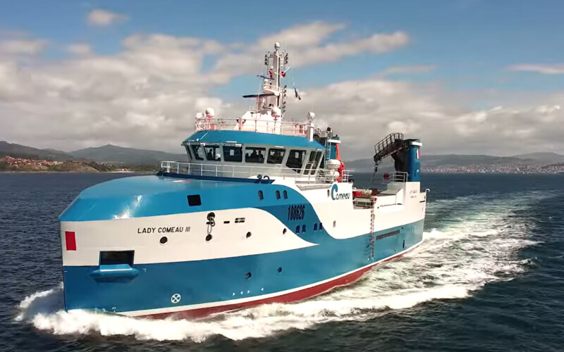 A Comeau-operated fishing vessel in Canada