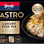 The packaging for Young's Gastro Luxury Fish Pie