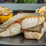 Cod on a plate