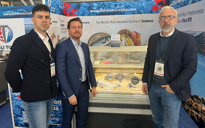Members of the Cromaris team at the 2026 Seafood Expo North America