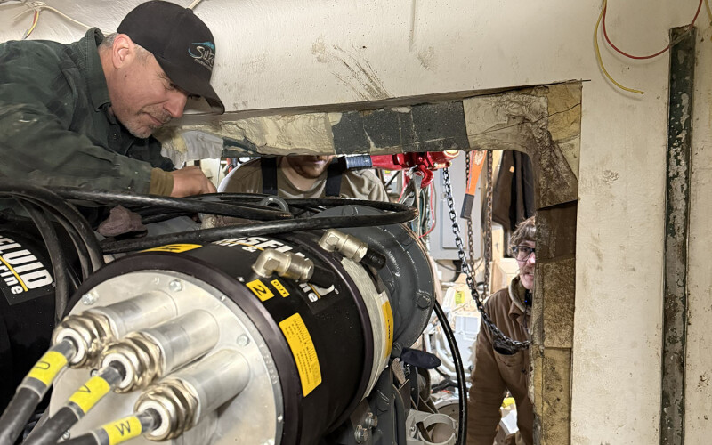 Hybrid motor built for Mirage in Sitka, Alaska