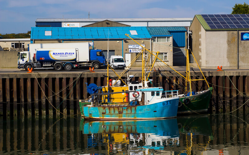 A vessel refueling in Ireland