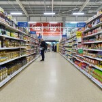 An aisle at Tesco