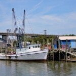 a shrimping vessel
