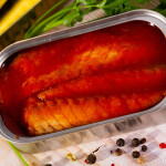 Canned mackerel in tomato sauce