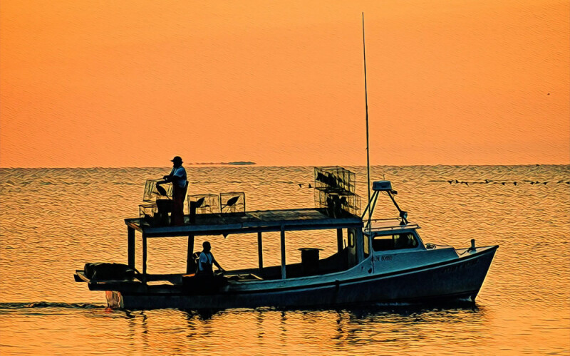 fishing on Chesapeake Bay