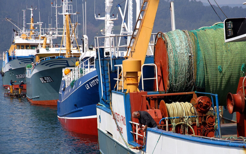 Spanish fishing vessels