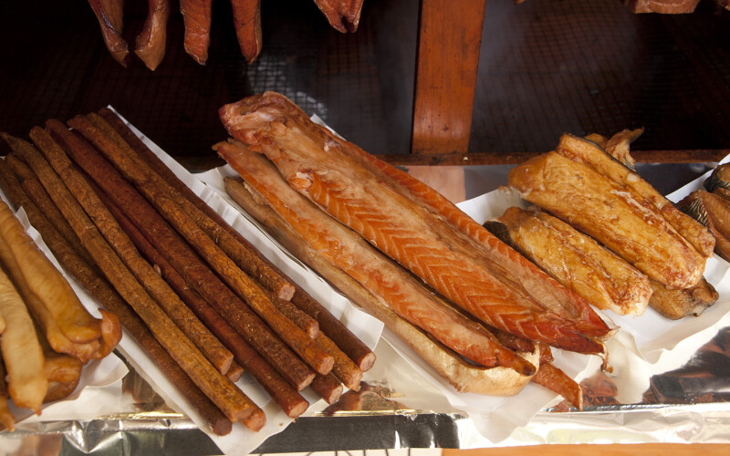 smoked salmon