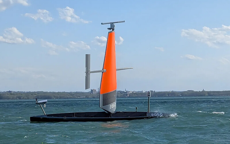A Saildrone USV