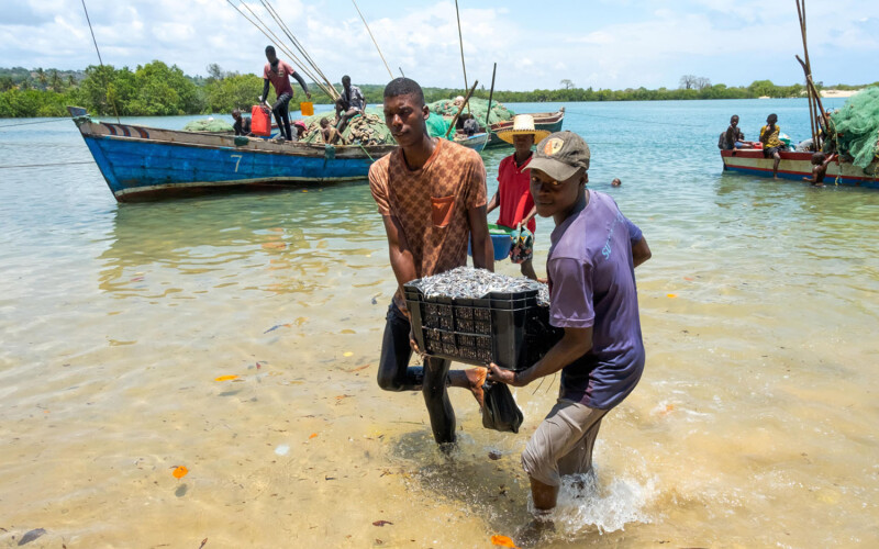 Fishermen in Mozambique