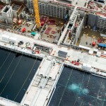 An aerial view of Andfjord Salmon's facility in Norway